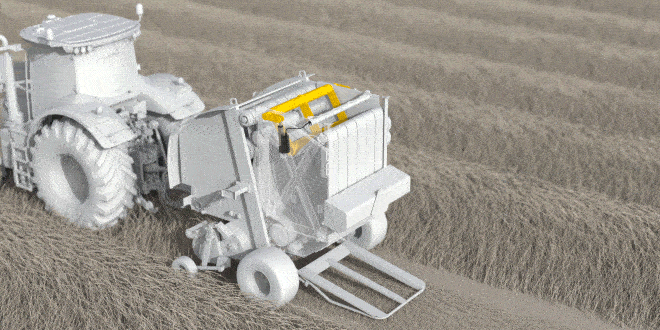 强大、耐用的解决方案-牧草打包机的电动推杆解决方案